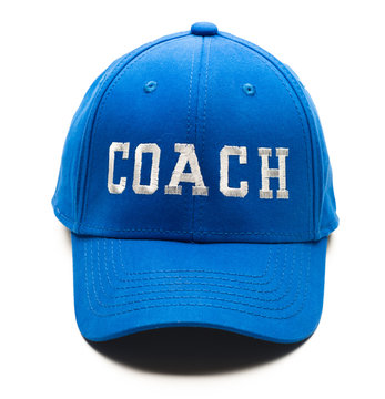 Coach Baseball Cap on White