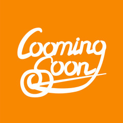 Cooming Soon lettering