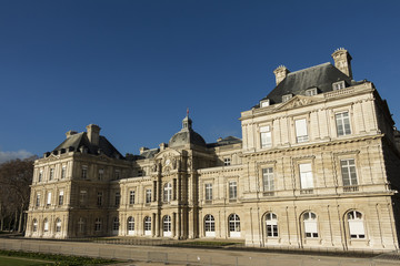 Fototapeta na wymiar The Luxembourg Palace, Paris, France.