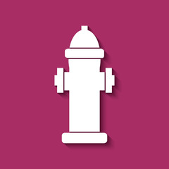 Logo borne d'incendie.