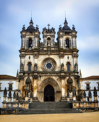 Fototapeta premium Medieval Catholic Monastery in Alcobaca, Portugal, Unesco site