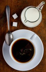Cup of Coffee and Milk