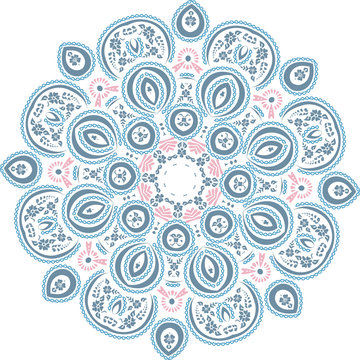 Mandala ethnic indian illustration design