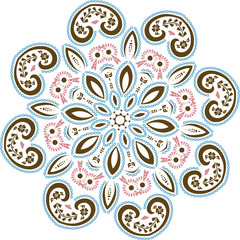 Mandala ethnic indian illustration design