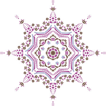 Mandala ethnic indian illustration design