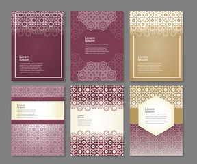 set of templates in arabic