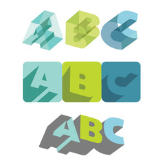 ABS letters icon