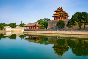 Naklejka premium Forbidden City of Beijing, china.
