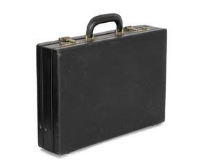 Old suitcase / Old suitcase on white background.