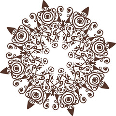 Mandala ethnic indian illustration design