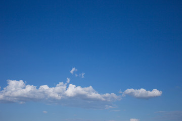 blue sky in the clear sky day image background .