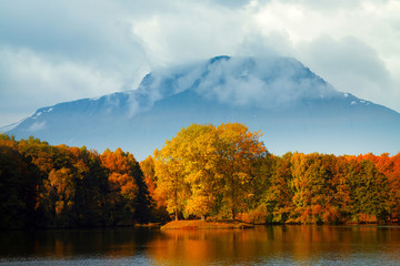 Golden Autumn at the lake