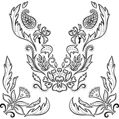 Neckline illustration vector design fashion