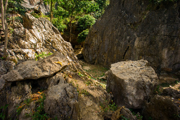 Beautiful stream in the Cao Lak National Park