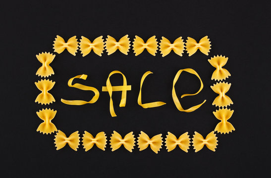 Name of Sale in the Farfalle frame