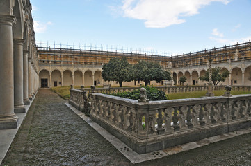 Fototapeta na wymiar Napoli, la Certosa di San Martino