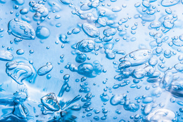Bubble water gel texture.