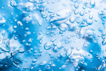 Bubble water gel texture.