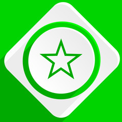 star green flat icon