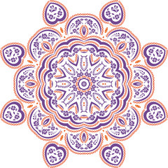 Mandala ethnic indian illustration design