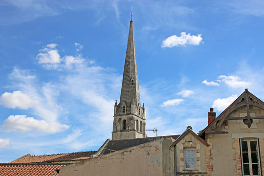St Pierre du Marche church tower, Loudun