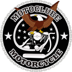 Motorcycle biker racing vector design