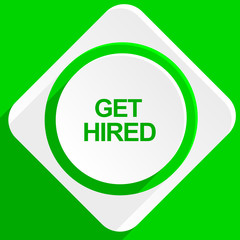 get higreen green flat icon