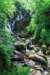Torc waterfall in Killarney National Park, Ireland
