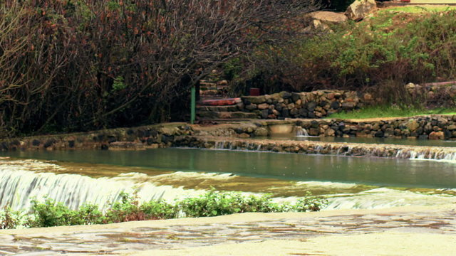 Royalty Free Stock Video Footage of Banias Spring shot in Israel at 4k with Red.