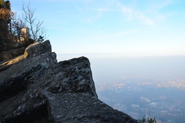 vue panoramque, Saint Marin, San Marino