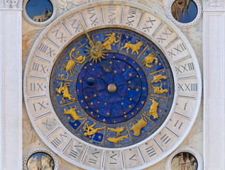 Astrology clock San Marco