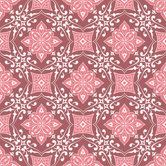 Decorative seamless pink brown texture.