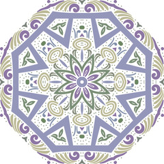 Mandala ethnic indian illustration design