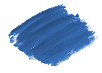 A fragment of the dark blue background painted with gouache