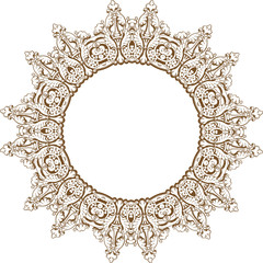 Mandala ethnic indian illustration design