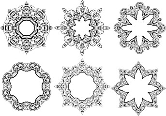 Mandala ethnic indian illustration design