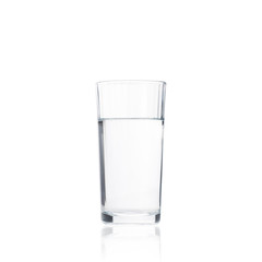 Pure drink water in glass