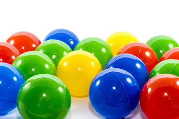Balls in rainbow color