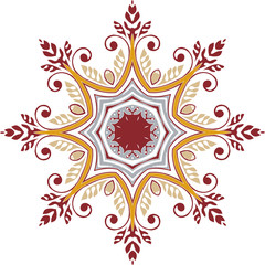 Mandala ethnic indian illustration design