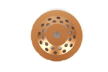 Obraz premium Cutting disk with diamonds - Diamond disc for concrete on the white background