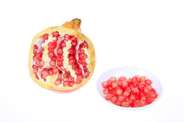 Pomegranate, close-up