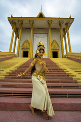 Apsara Dancer Performance in Temple