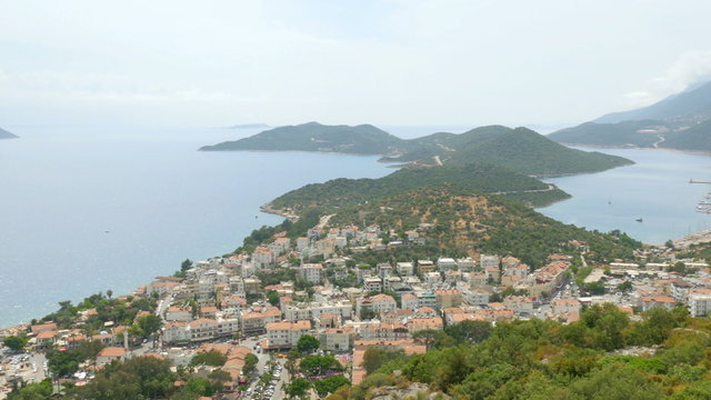 Kas, Turkey, turkish mainland and Kastellorizo, Greece