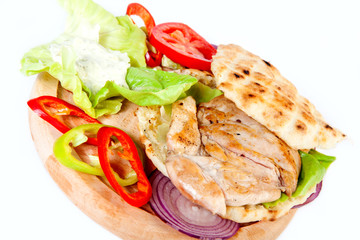 Sandwich with grilled chicken