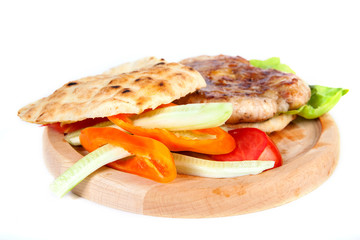 Sandwich with grilled chicken