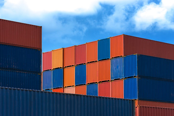 Fototapeta premium Containers