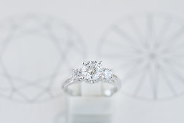 luxury diamond ring