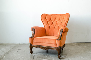 Classical style Armchair couch in vintage room