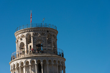 Leaning tower in Pisa