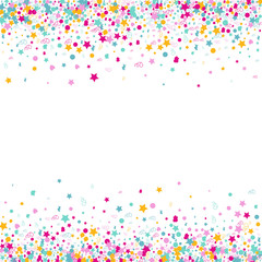 Confetti  vector background